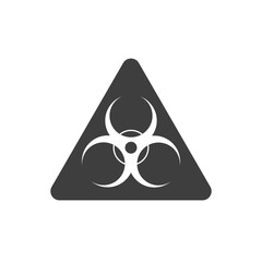 biohazard icon on white background. Vector EPS10