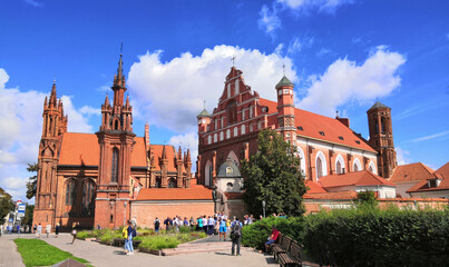Obraz premium Church of St. Anne in Vilnius