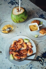 Brazilian beach food
