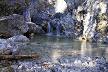 Wasserfall Sylvenstein
