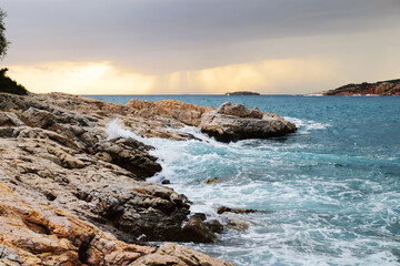 The magical colors of the sunset