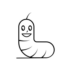 cartoon worm