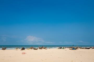 Fototapeta na wymiar Bien My Thuy beach Vietnam
