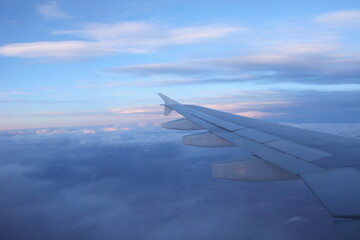 view from airplane window