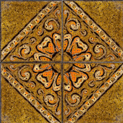 Traditional tiles from Valencia, Spain