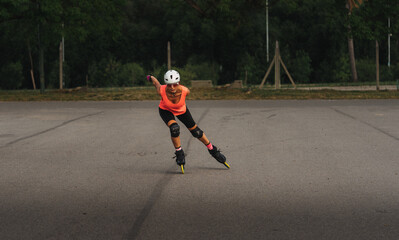 people skating in a park
