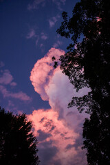 beautiful evening clouds