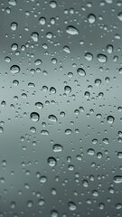 water drops on glass surface