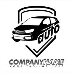auto detailing car logo. auto car logo.