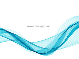 blue wave design decorative background