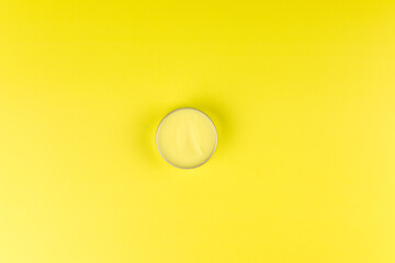 Yellow wax for fixing beard