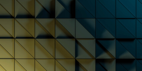 abstract dark minimalistic cube 3d render illustration