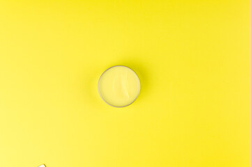 Yellow wax for fixing beard