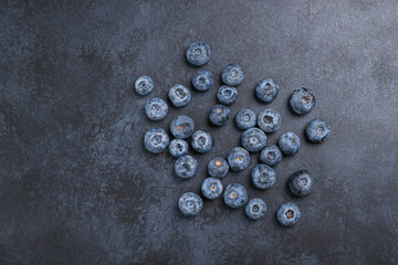 Fresh blueberry. Organic fruit berry of bilberry.