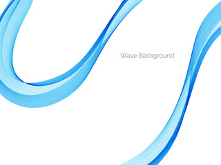 blue wave design decorative background