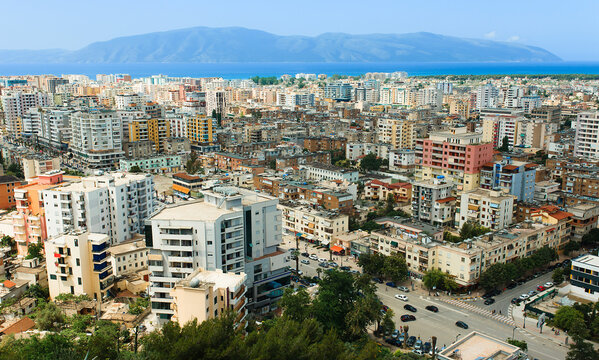 Vlor&euml; view from above