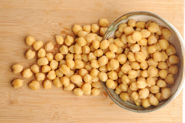 soaked chickpeas