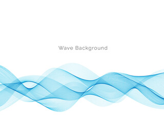 blue wave design decorative background