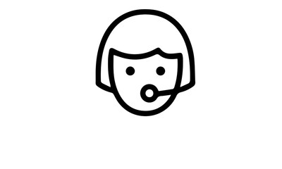  Help and Support Icon vector design 