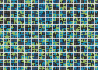 Abstract Geometric Pattern generative computational art illustration