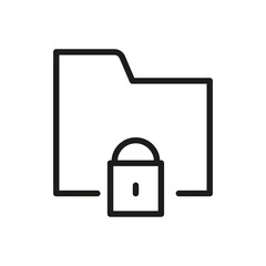  Lock Outline Vector Icon. Modern Style, Premium Quality.
