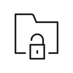  Lock Outline Vector Icon. Modern Style, Premium Quality.