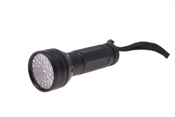 ultraviolet flashlight isolated