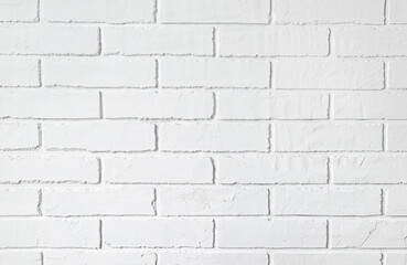background of white brick wall with copy space