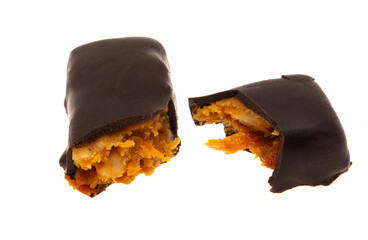 chocolate candy isolated