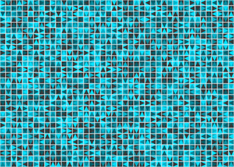 Abstract Geometric Pattern generative computational art illustration