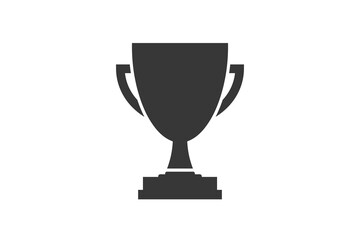 Trophy. Simple icon. Flat style element for graphic design. Vector EPS10 illustration.