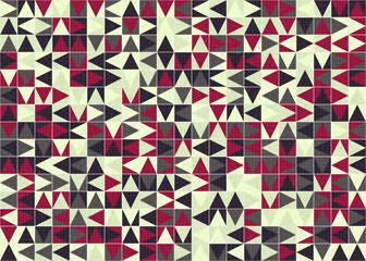 Abstract Geometric Pattern generative computational art illustration