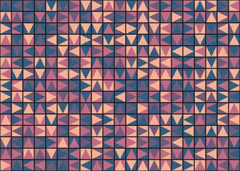 Abstract Geometric Pattern generative computational art illustration