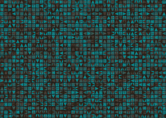 Fototapeta premium Abstract Geometric Pattern generative computational art illustration