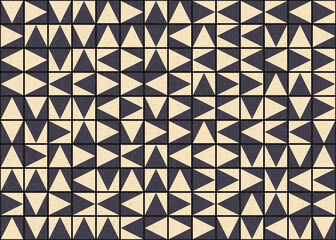Abstract Geometric Pattern generative computational art illustration