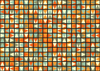 Abstract Geometric Pattern generative computational art illustration