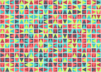 Fototapeta premium Abstract Geometric Pattern generative computational art illustration