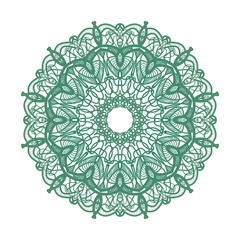 ornamental round lace pattern