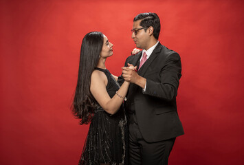 Wedding couple in love.