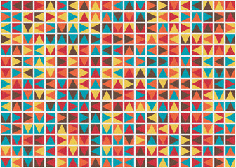 Abstract Geometric Pattern generative computational art illustration