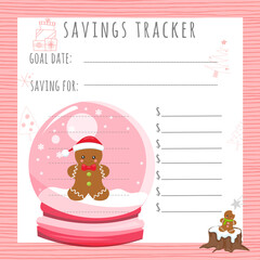 Printable notepad or sticky note for digital papers, journal and printable planners - Happy Christmas Holiday Planner Collection