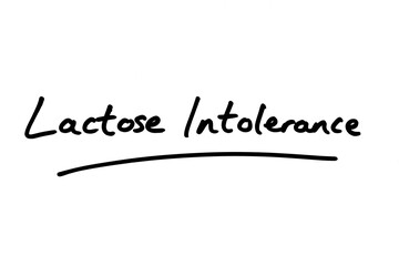 Fototapeta na wymiar Lactose Intolerance