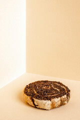 Delicious cookies with poppy seeds. Minimal style.