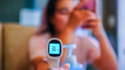 Сhecking during the coronavirus pandemic. Covid-19