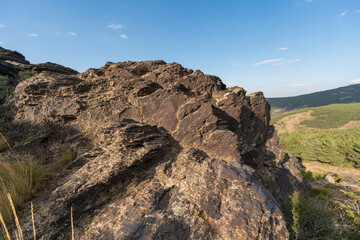 big rocks in Sierra Nevada