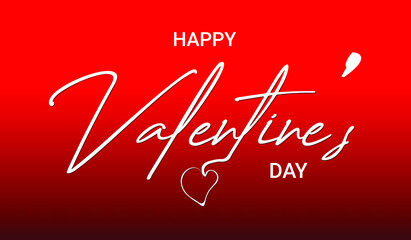 Valentines day background with heart pattern and typography of happy valentines day text . Vector illustration. Wallpaper, flyers, invitation, posters, brochure, banners.