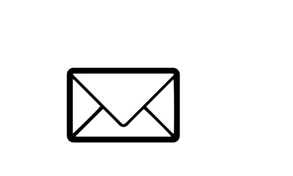 Mail Line Icon vector design 
