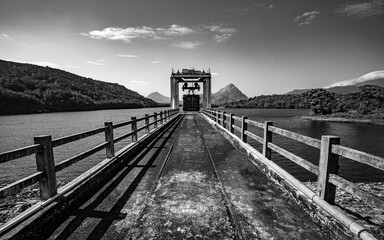 bridge over the lake