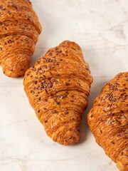 fresh baked croissant 