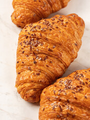 baked croissants